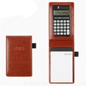 Leather Pocket Jotters Memo With Calculators