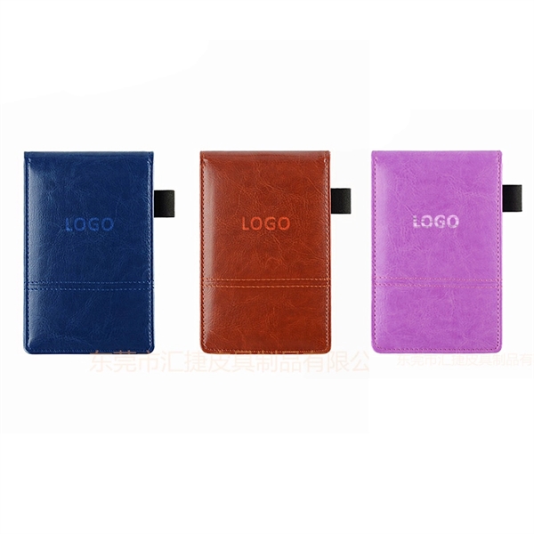 Leather Pocket Jotters Memo With Calculators - Image 2