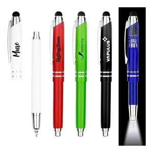 3 in 1 Metallic LED Light Pen