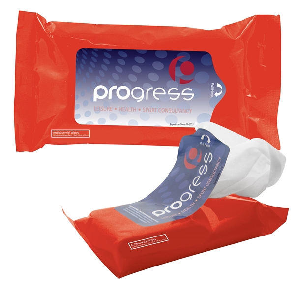 Tek-Wipes Antibacterial Wipes in a Pouch - Image 6