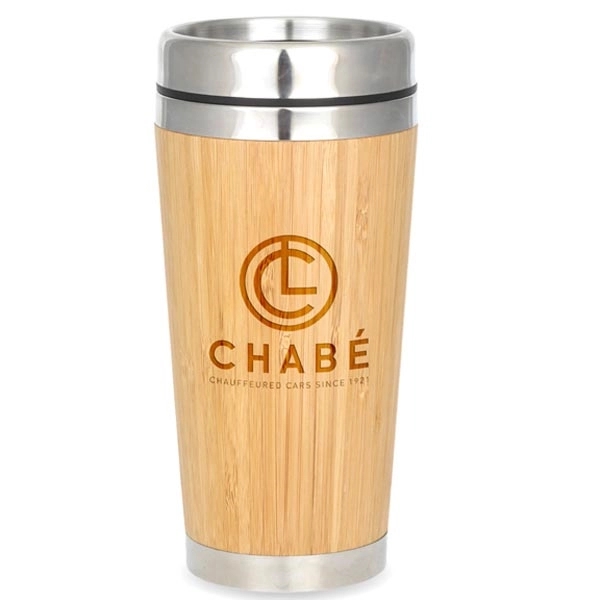 Bale 16oz. Bamboo/Stainless Steel Tumbler