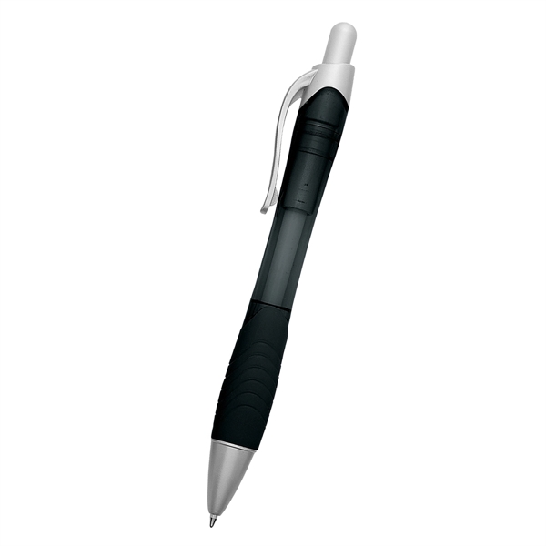 Rio Ballpoint Pen With Contoured Rubber Grip - Image 8