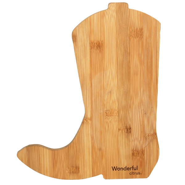 Bamboo Boot Cutting Board - Image 1