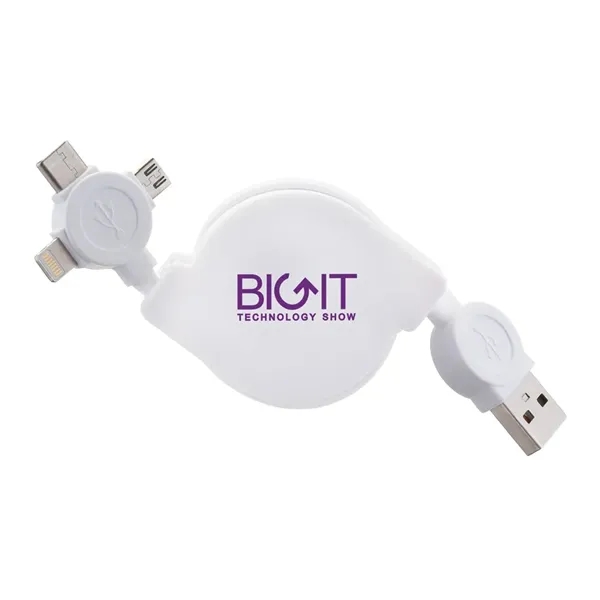 Charging Cord 3-in-1 Retractable Cable - Image 5