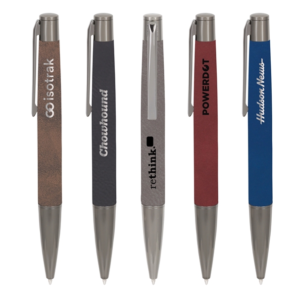 Debonair Laserable Leatherette Pen - Image 1