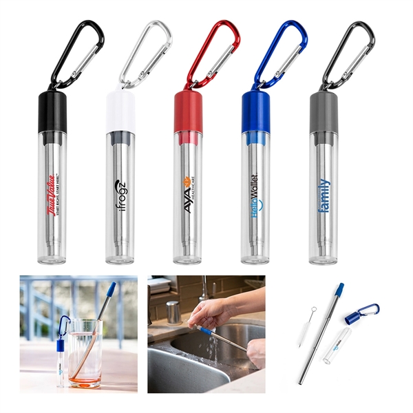 Extendable Stainless Steel Straw - Image 1