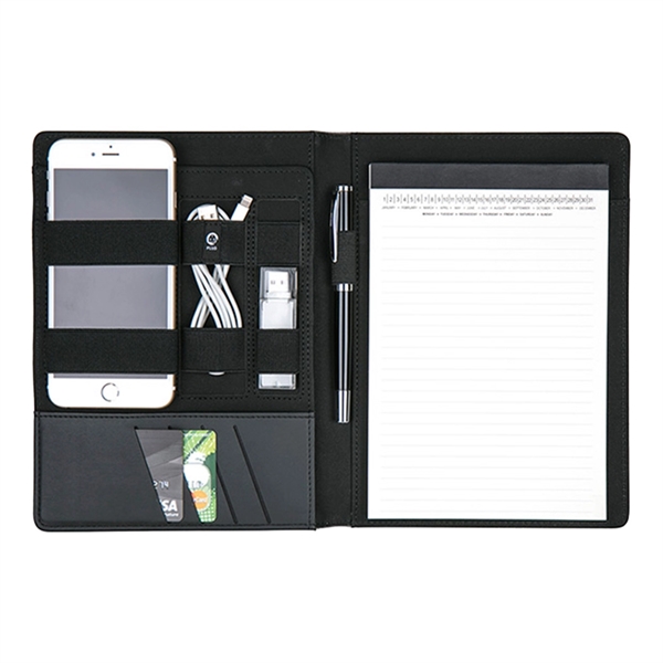 Linen Tech Organizer Portfolio Notebook - Image 6