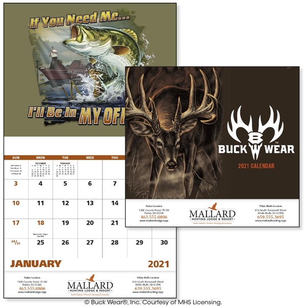 Buck Wear® Stapled 2022 Calendar - Image 2