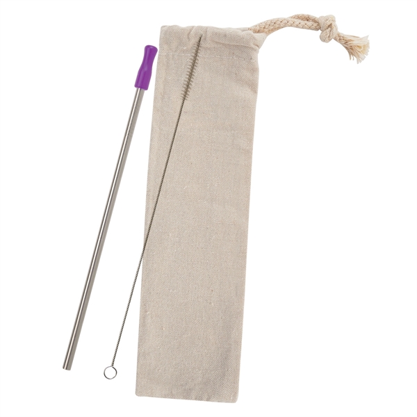 Stainless Straw Kit With Cotton Pouch - Image 6