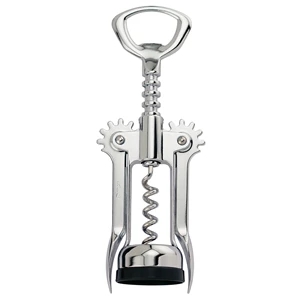 Wing Corkscrew, Open Spiral Worm, Chrome Plated