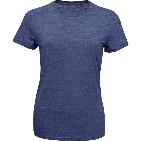Ladies Tri-Blend Crewneck Short Sleeve T-Shirt - Image 1