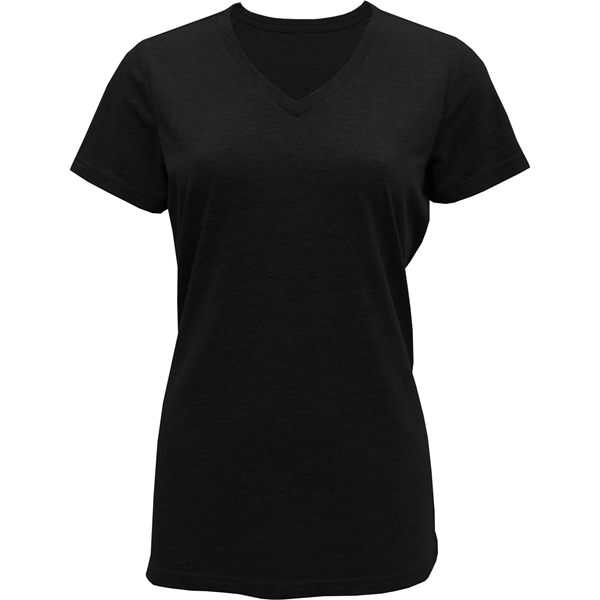 Ladies Tri-Blend V-neck T-Shirt - Image 8