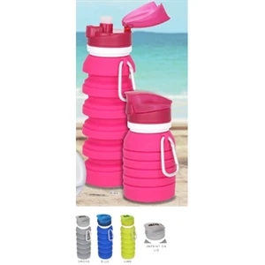Tahoe 16oz. Collapsible Silicone Water Bottle