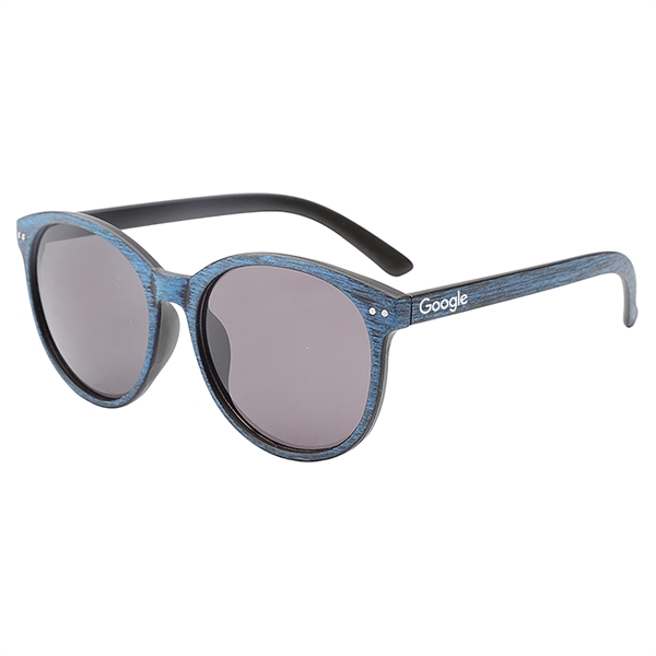 Wynwood - Wood Brushed Dark Lenses Promotional Sunglasses - Image 2