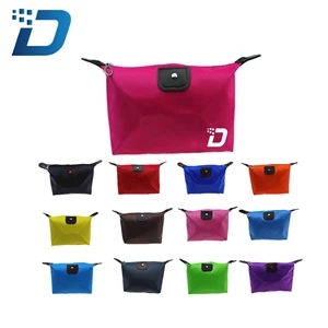 Large-capacity Portable Cosmetic Dumpling Type Storage Bag