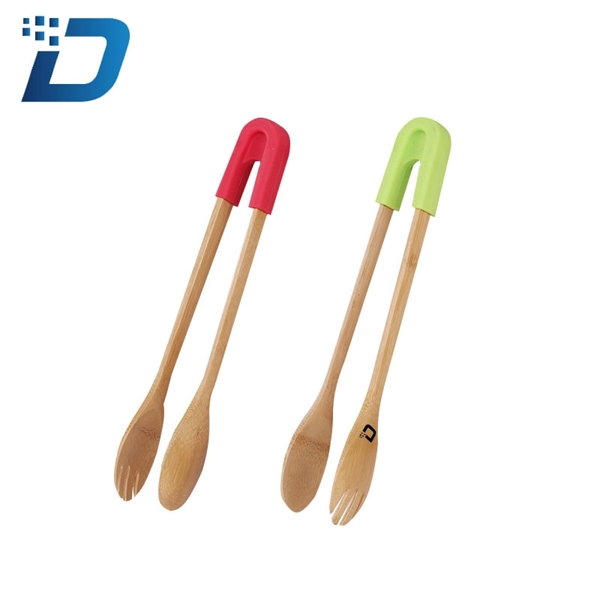 Bamboo Silicone Food Bread BBQ Food Clip - Image 1