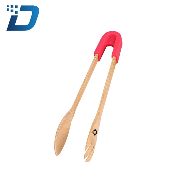 Bamboo Silicone Food Bread BBQ Food Clip - Image 2