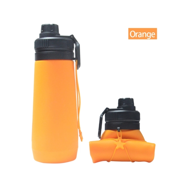 Foldable Silicone Water Bottle, 23 oz. - Image 7
