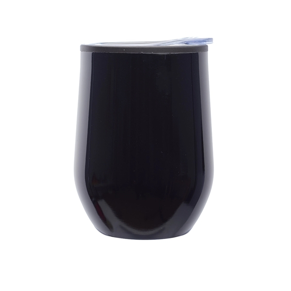 12 oz. Shelby Stemless Wine Glass with lid - Image 6