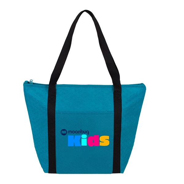 Insulated Zipper Cooler Tote - Image 1
