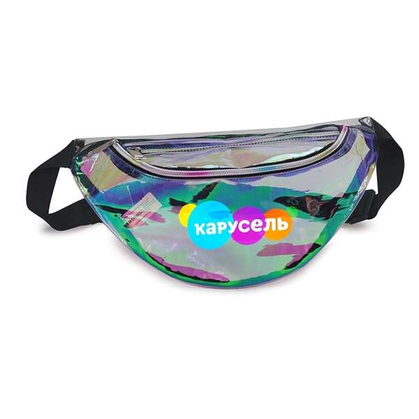 Iridescent Holographic Fanny Pack - Image 1