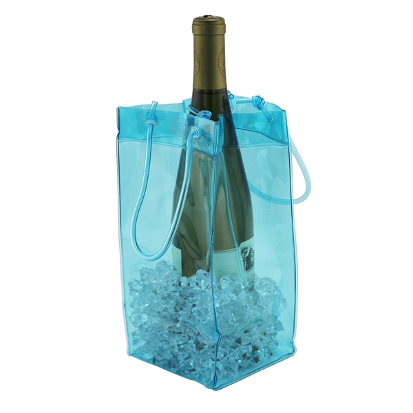 Ice.bag® Collapsible Wine Cooler Bag, Translucent Colors - Image 1