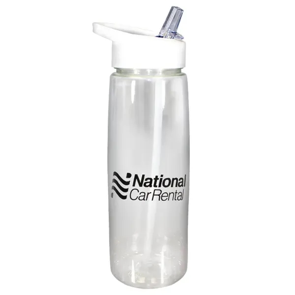 30 oz. Poly-Saver PET Bottle with Straw Cap - Image 9