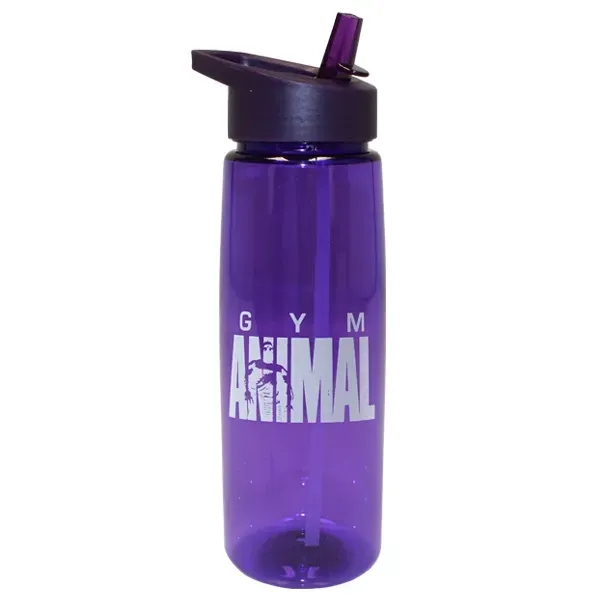 30 oz. Poly-Saver PET Bottle with Straw Cap - Image 12