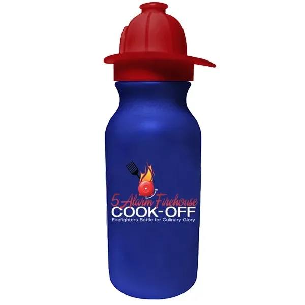 20 oz. Value Cycle Bottle with Fireman Helmet Push'n Pull Ca - Image 15