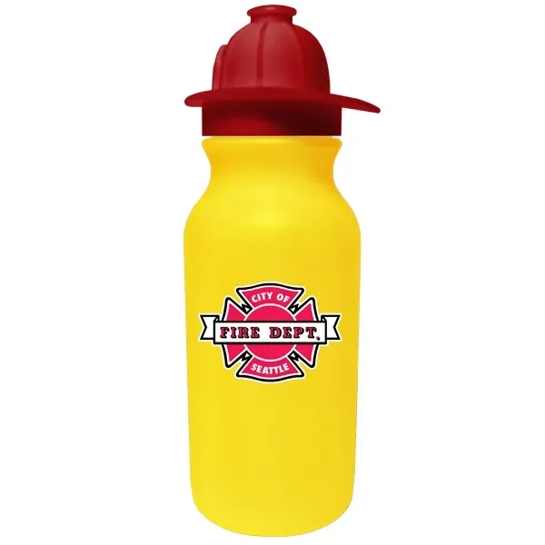 20 oz. Value Cycle Bottle with Fireman Helmet Push'n Pull Ca - Image 18