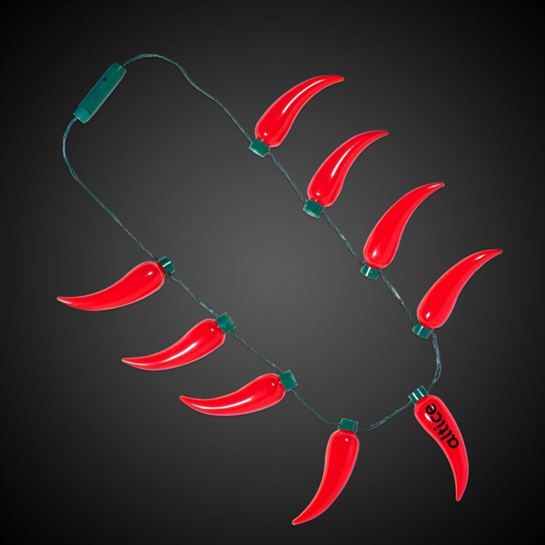LED Chili Pepper Necklace - Image 3
