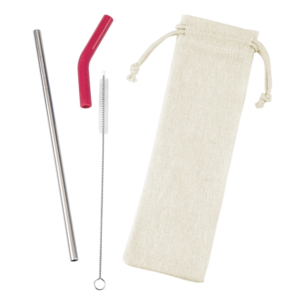 Color Spout Stainless Steel Straw Set - Image 6