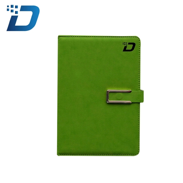 Creative Faux Leather Office Notebook With Buckle - Image 2