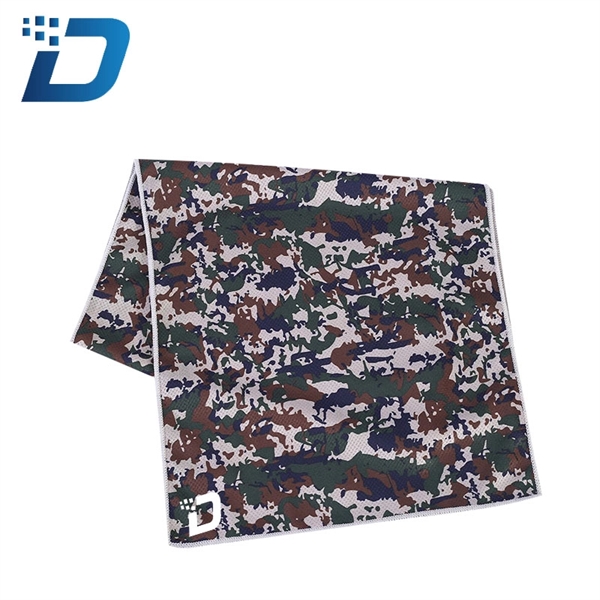Camouflage Cool Outdoor Quick-drying Sports Towel - Image 1