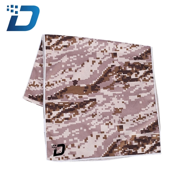 Camouflage Cool Outdoor Quick-drying Sports Towel - Image 2