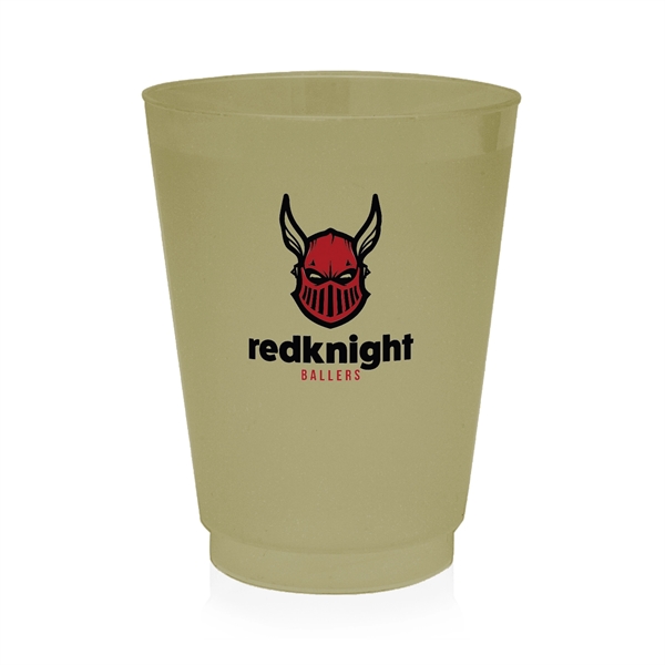 16 oz. Court Side Frosted Plastic Stadium Cups - Image 7