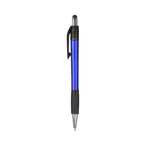 Slim Rubber Grip Stylus Ballpoint Pen  - Image 4