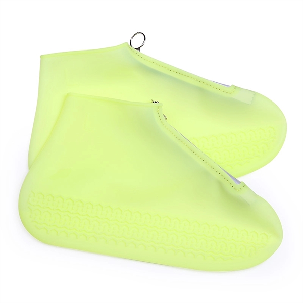 Silicone Rain Shoe Cover With Zipper - Image 5