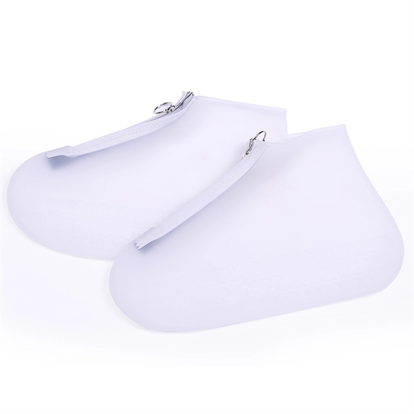 Silicone Rain Shoe Cover With Zipper - Image 6