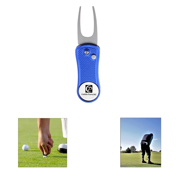 Foldable Golf Divot Tool - Image 1