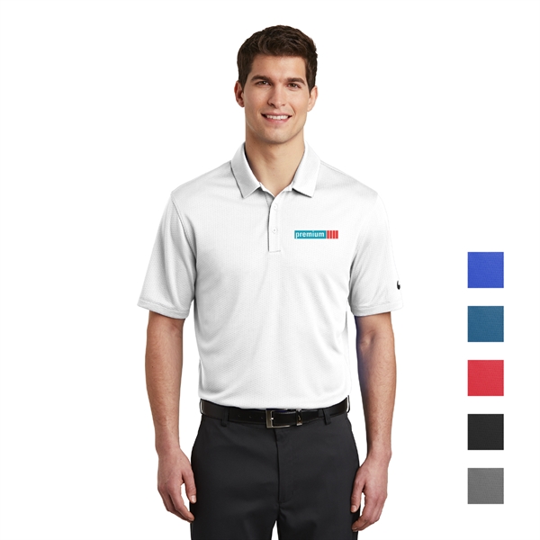 Nike Dri-FIT Hex Textured Polo - Image 1