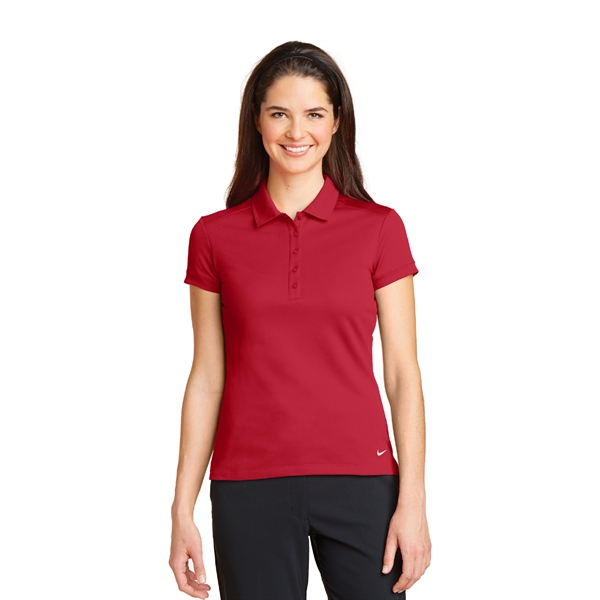 Nike Ladies Dri-FIT Solid Icon Pique Modern Fit Polo - Image 6