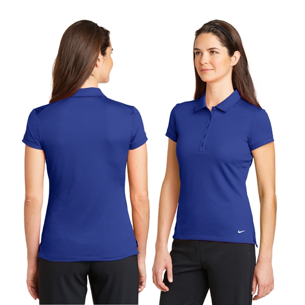 Nike Ladies Dri-FIT Solid Icon Pique Modern Fit Polo - Image 7
