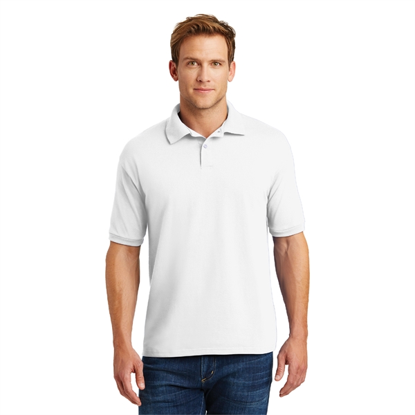 Hanes® EcoSmart® - 5.2-Ounce Jersey Knit Sport Shirt - Image 2