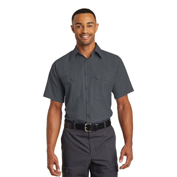 Red Kap® Short Sleeve Solid Ripstop Shirt - Image 3
