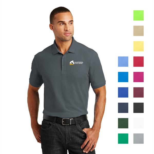 Port Authority® Core Classic Embroidered Pique Polo - Image 1