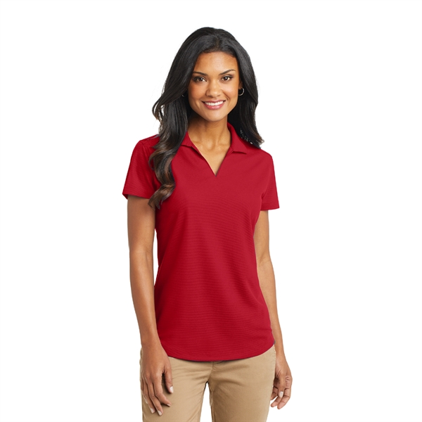 Port Authority® Ladies Dry Zone® Embroidered Grid Polo - Image 5