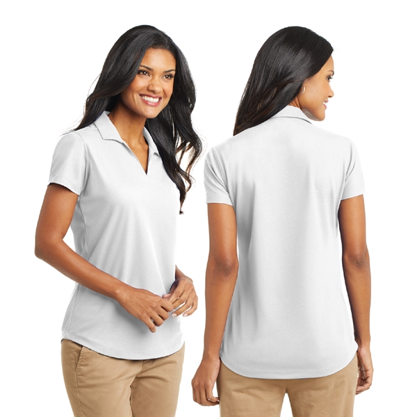 Port Authority® Ladies Dry Zone® Embroidered Grid Polo - Image 8