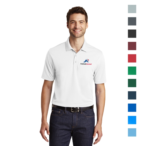 Port Authority® Dry Zone® UV Embroidered Micro-Mesh Polo - Image 1