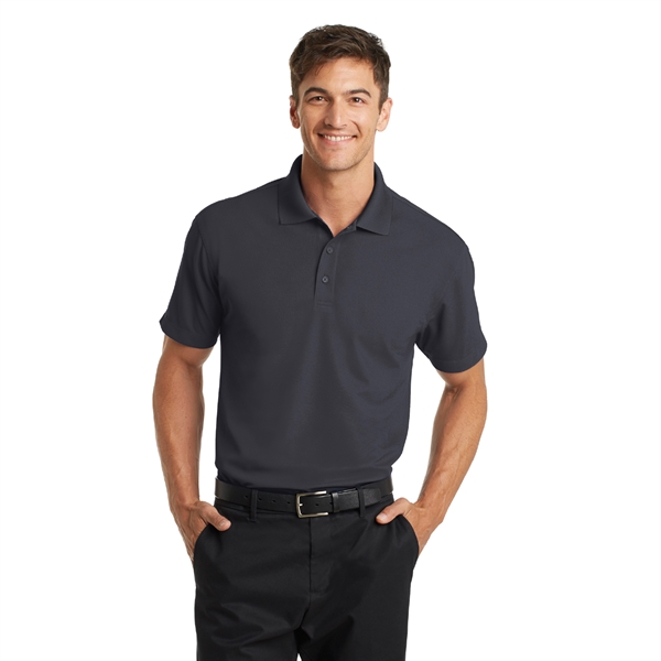 Port Authority® Dry Zone® Embroidered Grid Polo - Image 2
